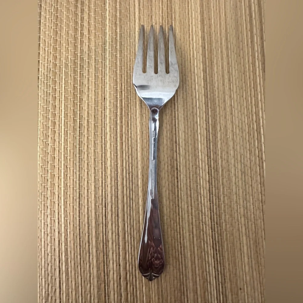 Reed & Barton Select SOLANGE Meat Serving Fork Stainless Discontinued Pattern